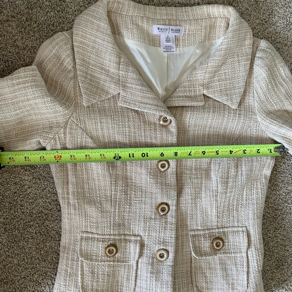 WHBM Tweed Blazer sz 6 - Picture 5 of 6